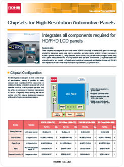 Chipsätze für hochauflösende Bedientafeln im Automobilbereich