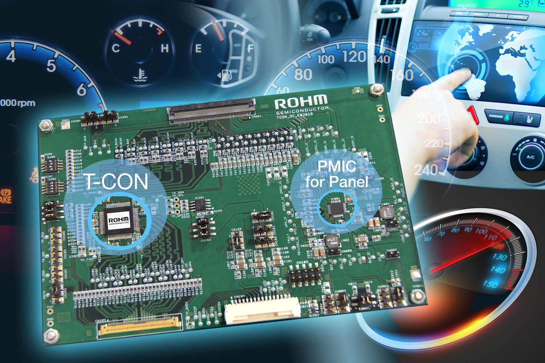 Automotive Chipset for Automotive LCSDs