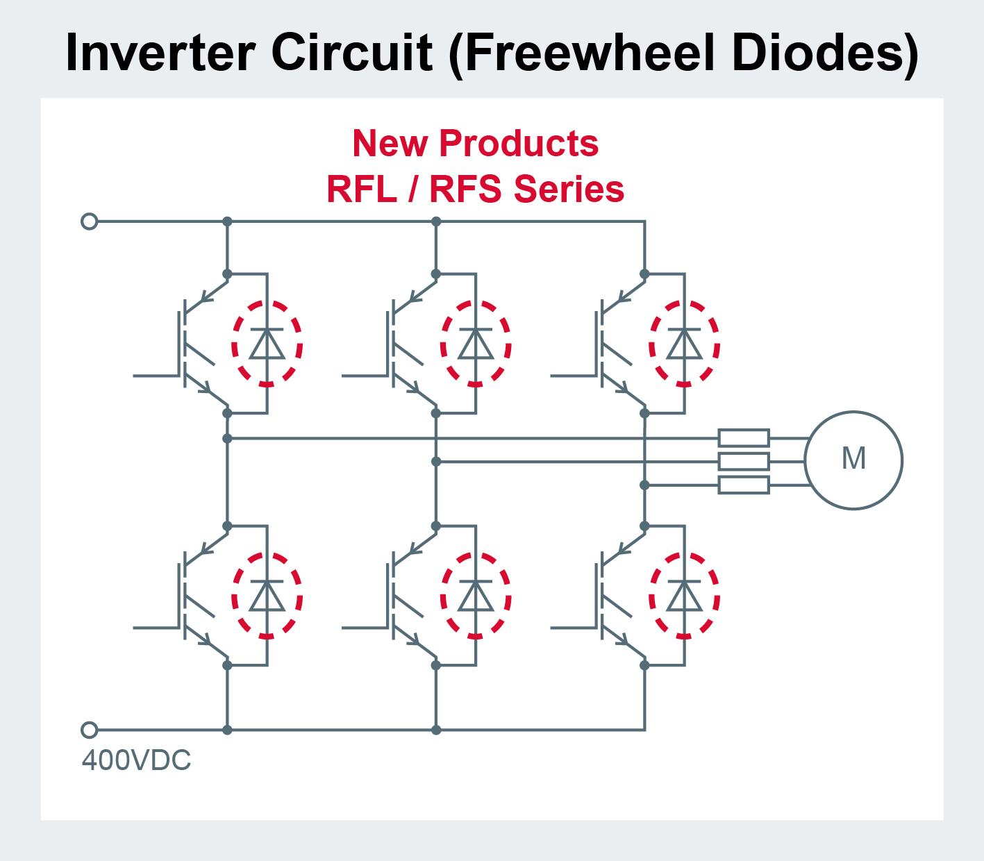 Inverter Circuit (Freewheel Diodes)