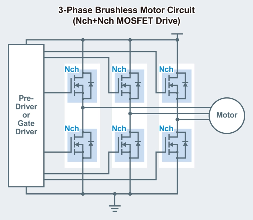 3-Phase Brushless Motor Circuit