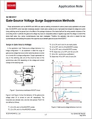 Gate-Source Voltage Surge Suppression Methods