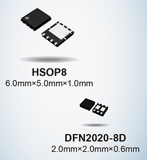 HSOP8 and DFN2020-8D package