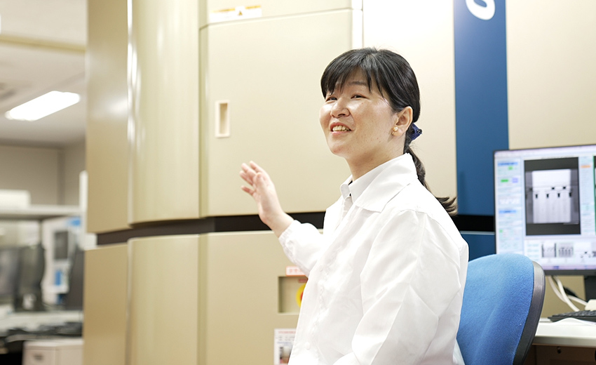 Satona Takada, Ingenieur, Analysezentrum, Abteilung Qualität