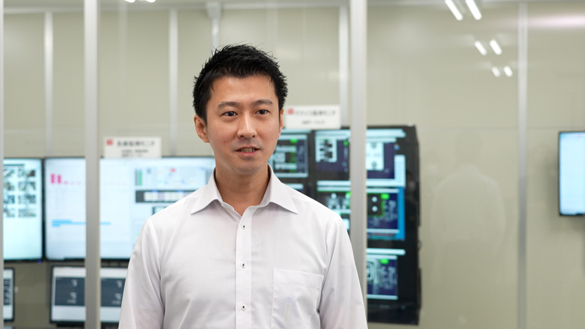 Rui Masuda stellvertretender Gruppenleiter,Bereich Entwicklung von Produktionslinien, Abteilung Fertigungsinnovation