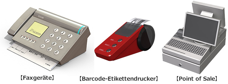 Faxgeräte / Barcode-Etikettendrucker / Point of Sale