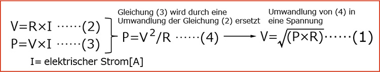 Nennspannung Die Formel für die Nennspannung