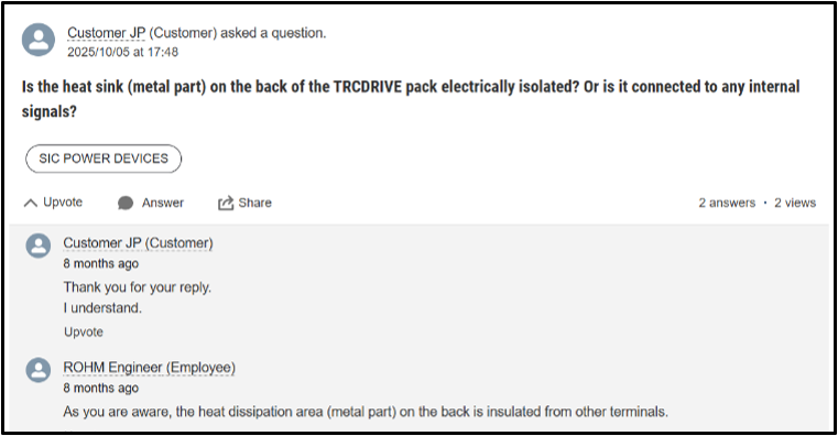 Product-Specific Discussion Example