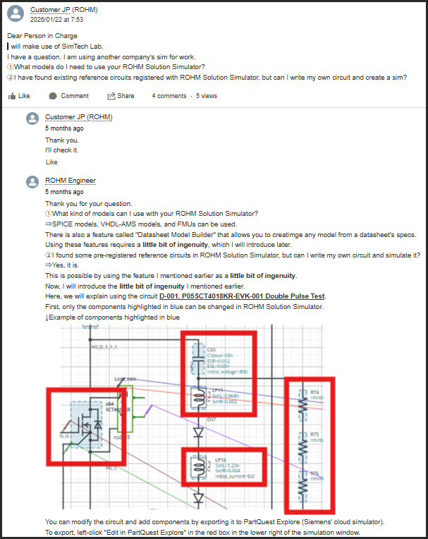 Community Interaction Example